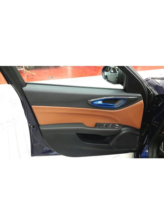 Alfa Romeo Giulia / Stelvio Carbon Fiber door handle cover