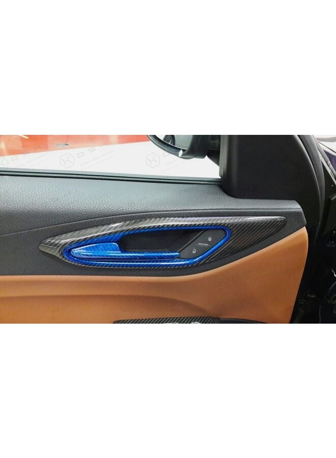 Alfa Romeo Giulia Carbon Fiber deurhendel cover