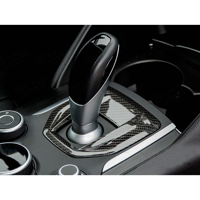 Copri cambio automatico Alfa Romeo Giulia / Stelvio in fibra di carbonio