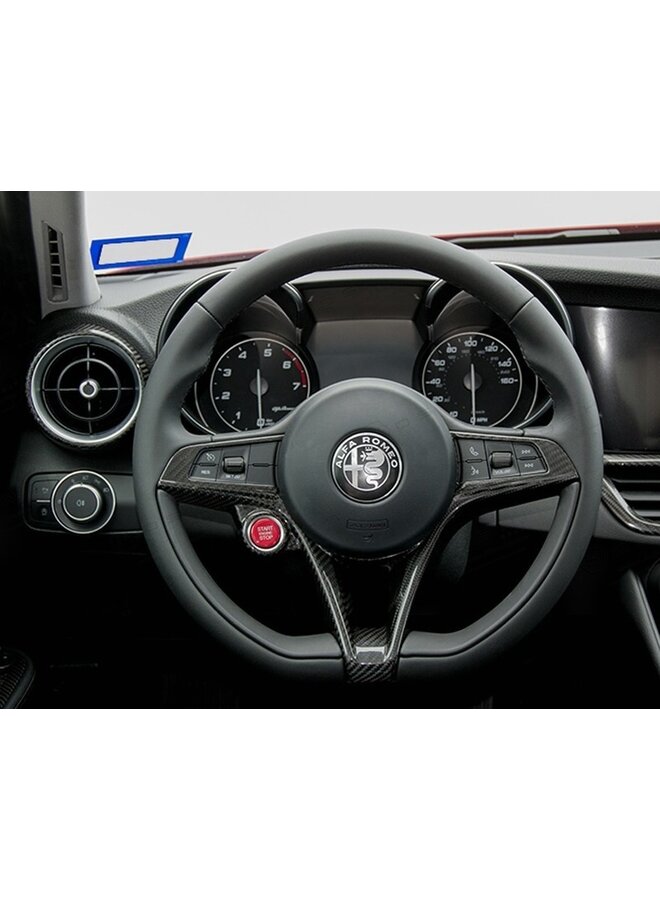 Quadro de direção em fibra de carbono Alfa Romeo Giulia / Stelvio