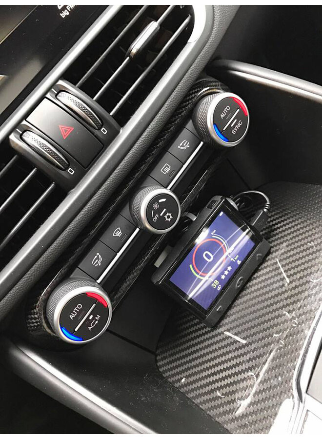 Couvercle de ventilation de climatisation en fibre de carbone Alfa Romeo Giulia / Stelvio