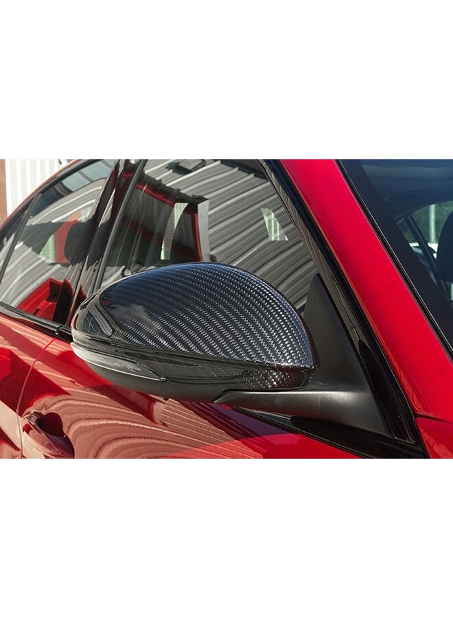 Alfa Romeo Giulia Carbon Fiber Mirror Covers