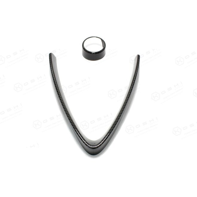 Alfa Romeo Stelvio Carbon Fiber Voor V grill