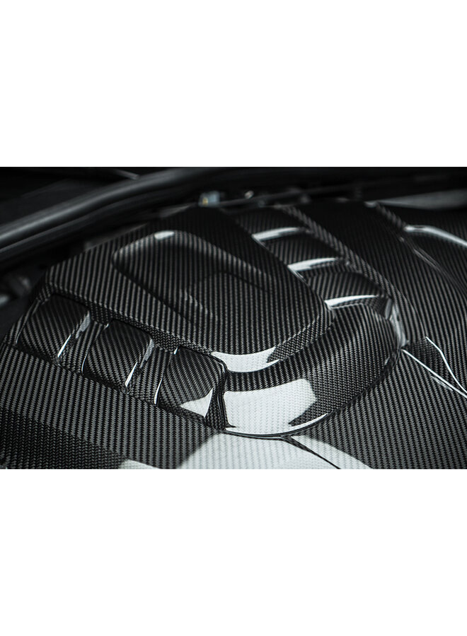 Alfa Romeo Stelvio QV Carbon Fiber Engine cover