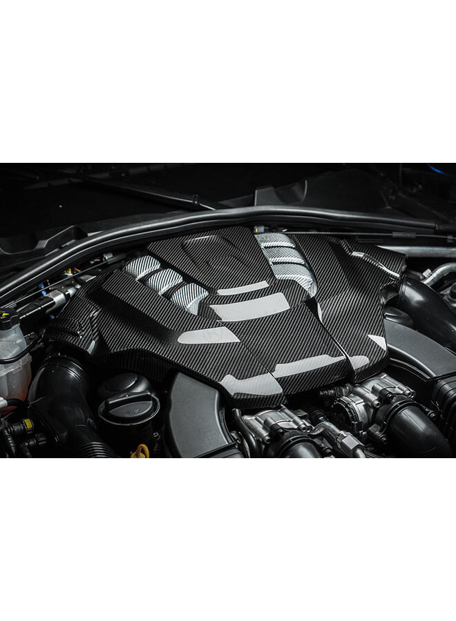Copri motore Alfa Romeo Stelvio QV in fibra di carbonio