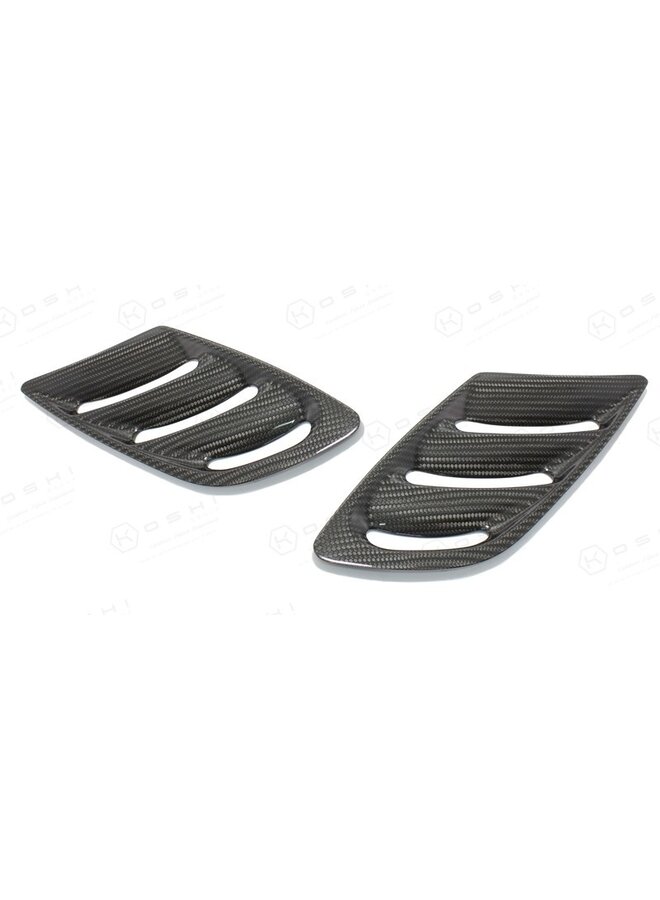 Alfa Romeo Stelvio QV Carbon Fiber Hood intake grilles