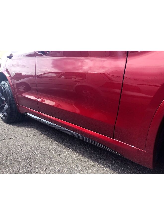 Alfa Romeo Stelvio QV Carbon Fiber Side skirts