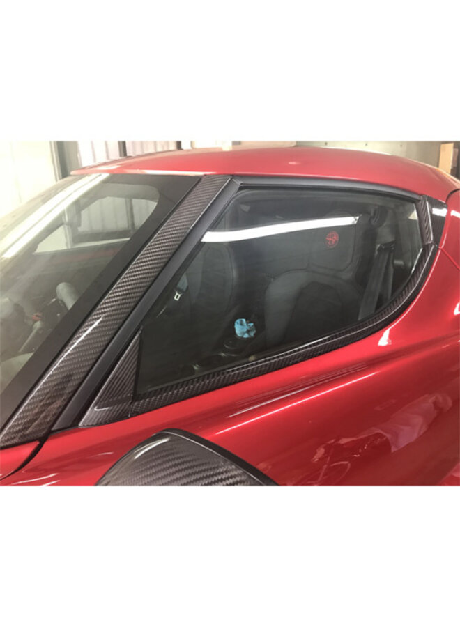 Alfa Romeo 4C Carbon Fiber window frames