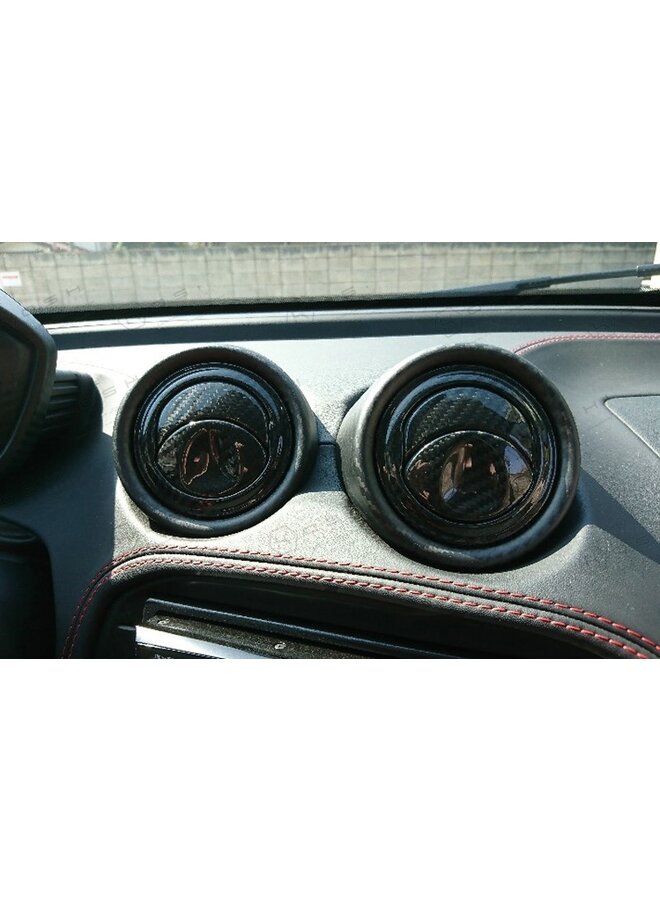 Copertura della ventilazione dell'aria interna in fibra di carbonio Alfa Romeo 4C