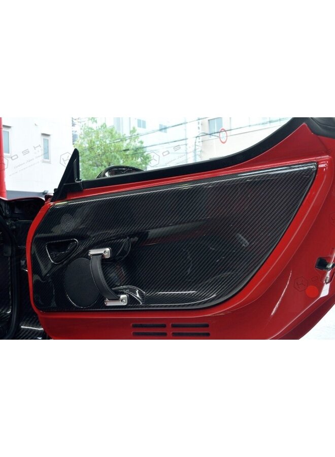 Paneles interiores de puertas de fibra de carbono Alfa Romeo 4C