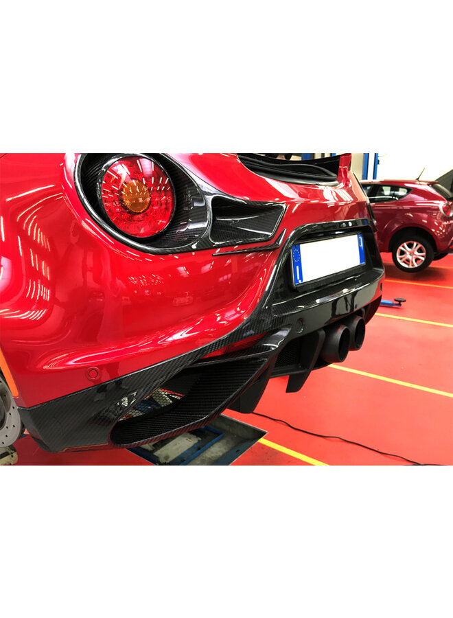 Diffuseur arrière en fibre de carbone Alfa Romeo 4C