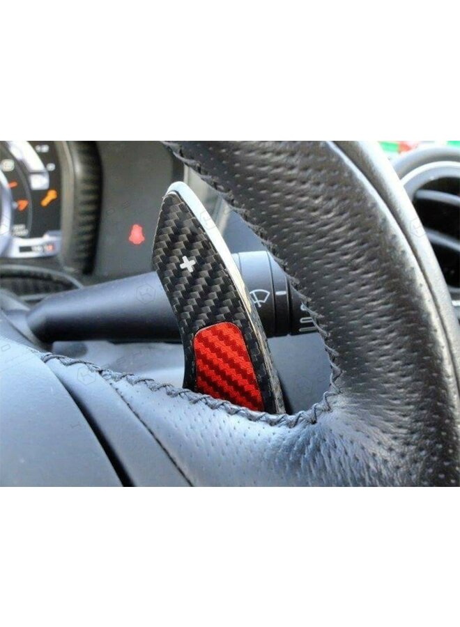 Pás de direção de mudança de fibra de carbono Alfa Romeo 4C