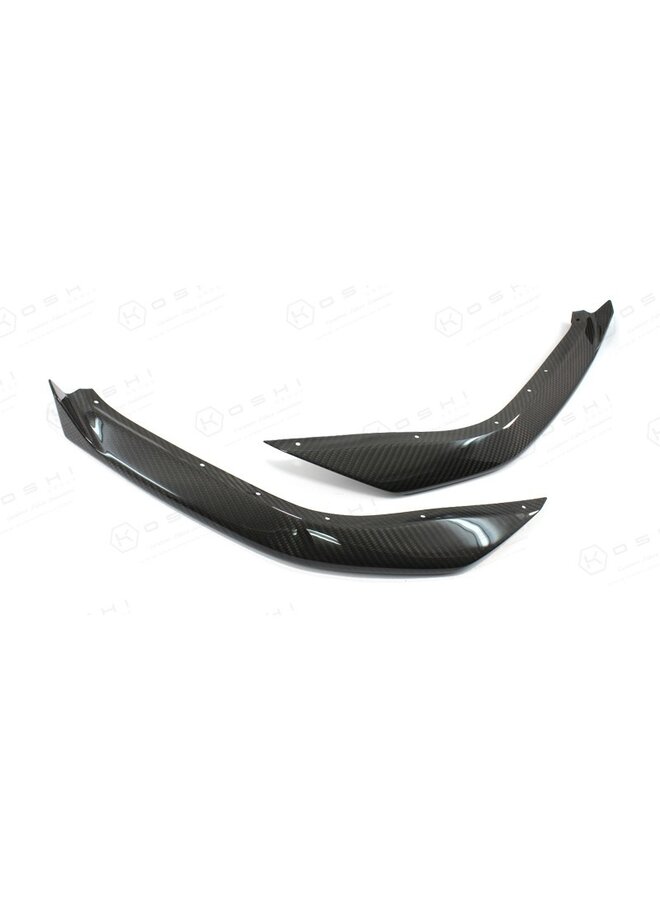 Alfa Romeo 4C Carbon Fiber Front Flaps Splitter Lips