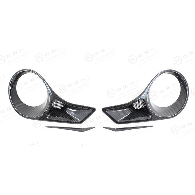 Farol traseiro de fibra de carbono Alfa Romeo 4C 488 estilo Ferrari