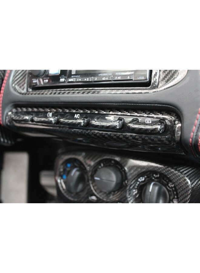 Alfa Romeo 4C Carbon Fiber Control knob frame cover