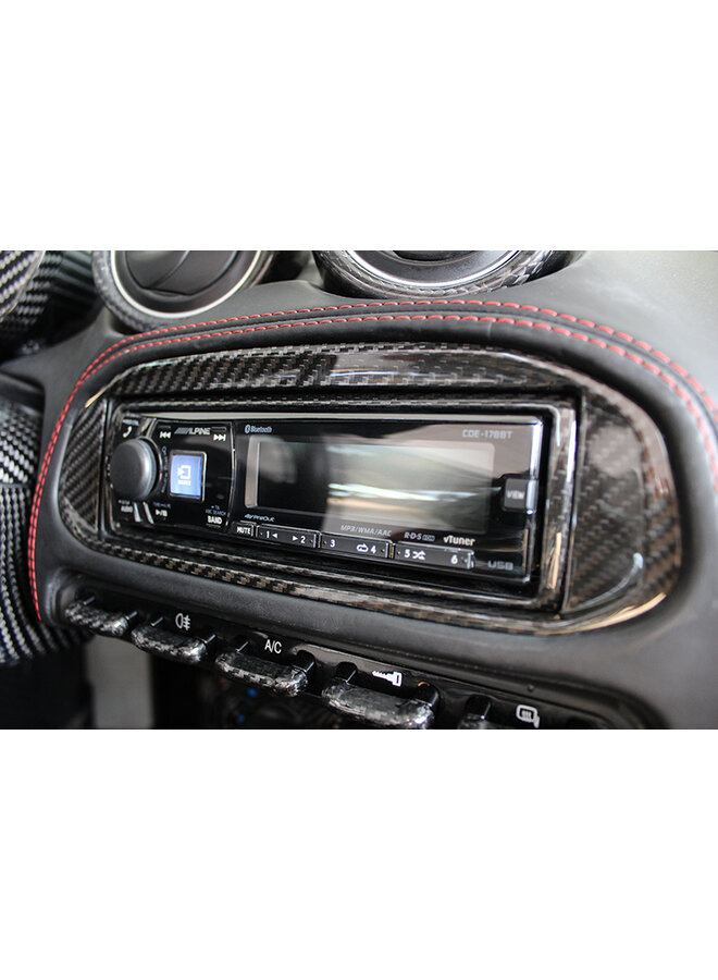 Alfa Romeo 4C Carbon Fiber Radio cover frame