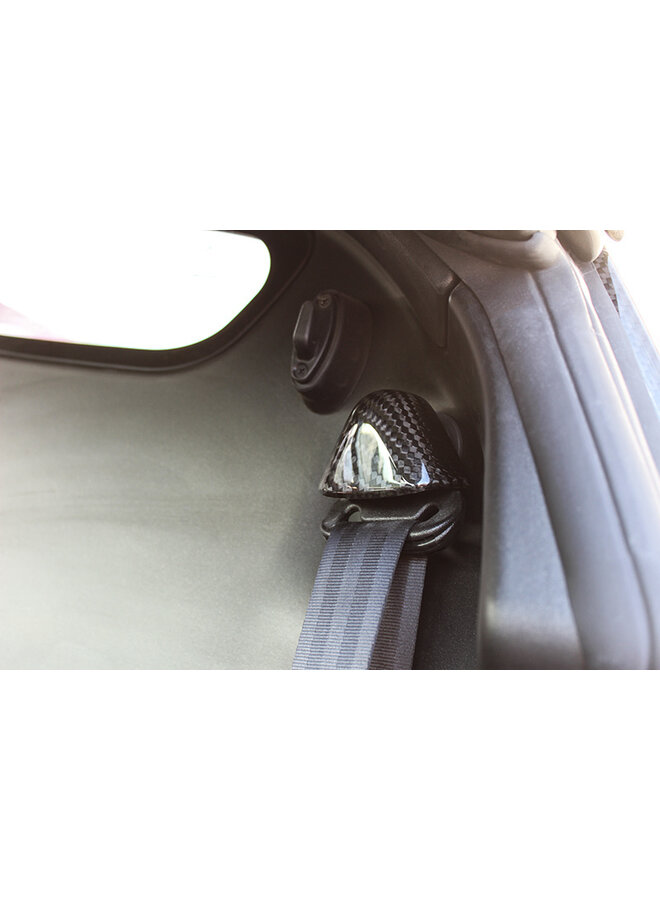 Capa do anel do cinto de segurança em fibra de carbono Alfa Romeo 4C