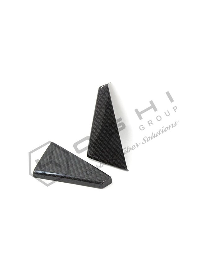 Panneaux de portes triangulaires en fibre de carbone Alfa Romeo 4C