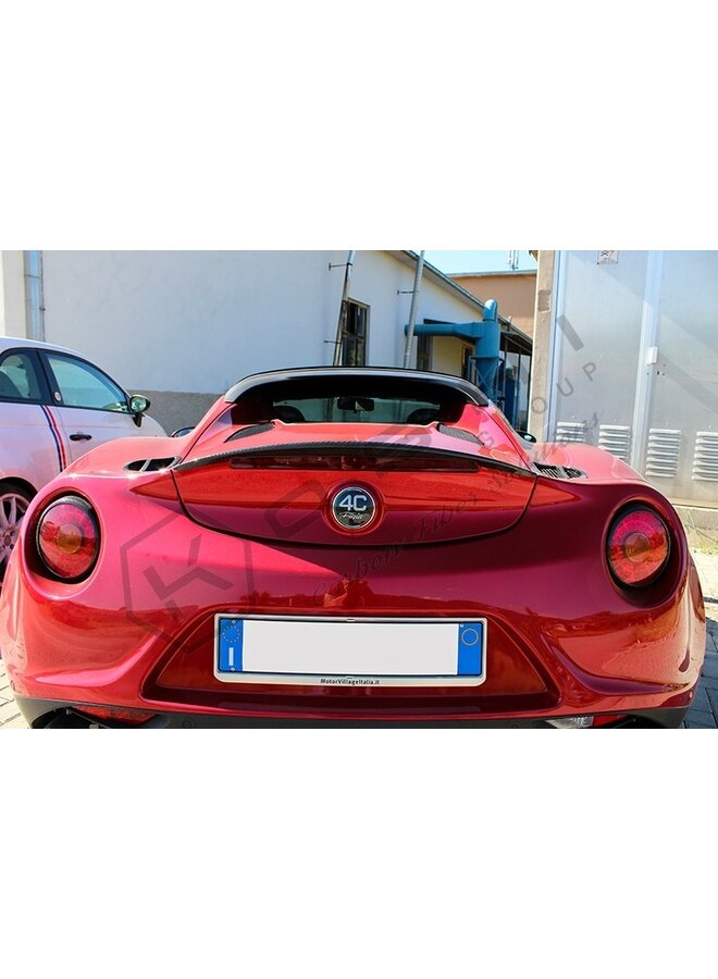 Alerón trasero de fibra de carbono Alfa Romeo 4C