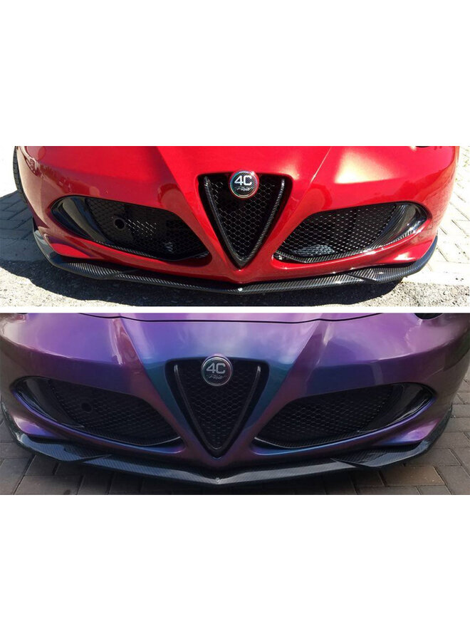 Alfa Romeo 4C Carbon Fiber Embleem cover Kit