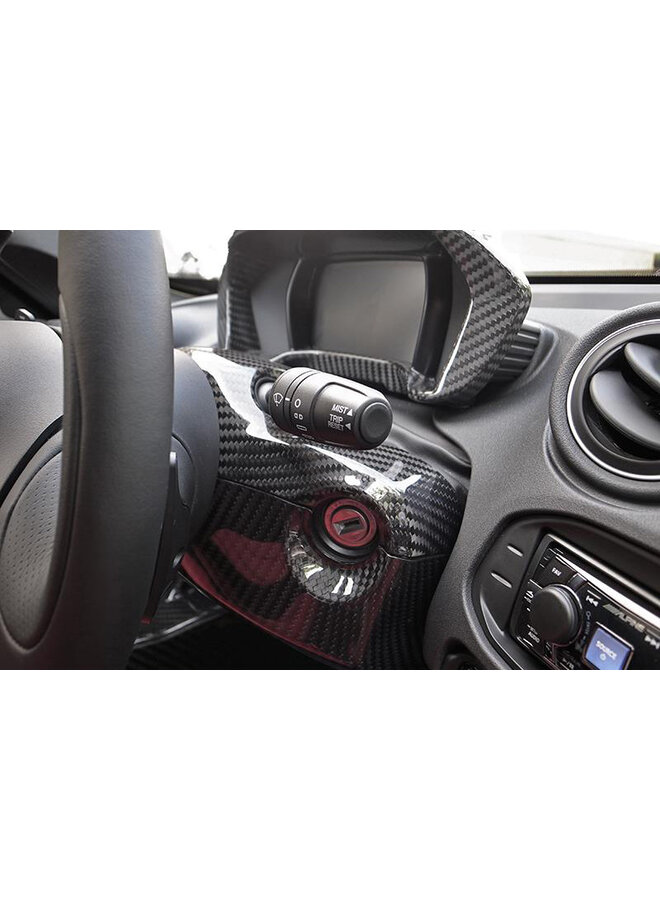 Cubierta superior del volante de Fibra de Carbono Alfa Romeo 4C