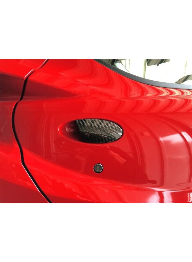 Poignées de porte extérieures en fibre de carbone Alfa Romeo 4C