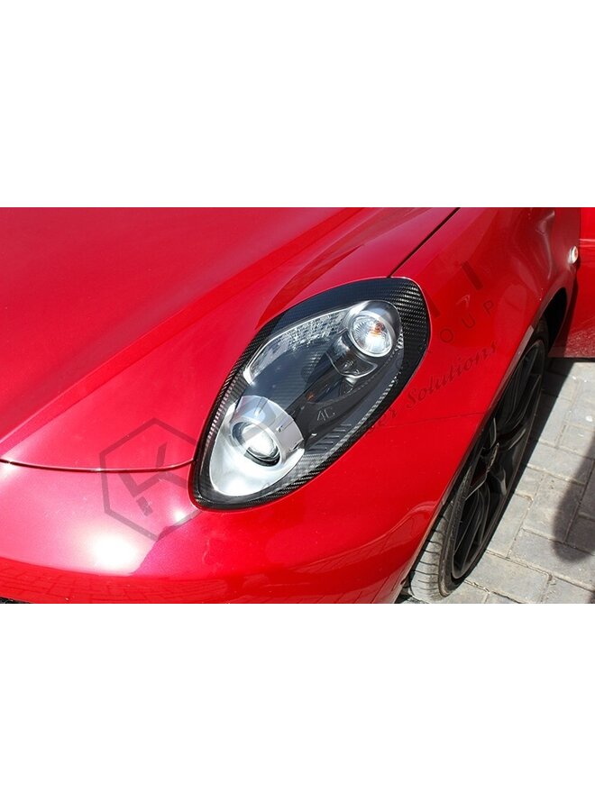 Cadre de phare en fibre de carbone Alfa Romeo 4C