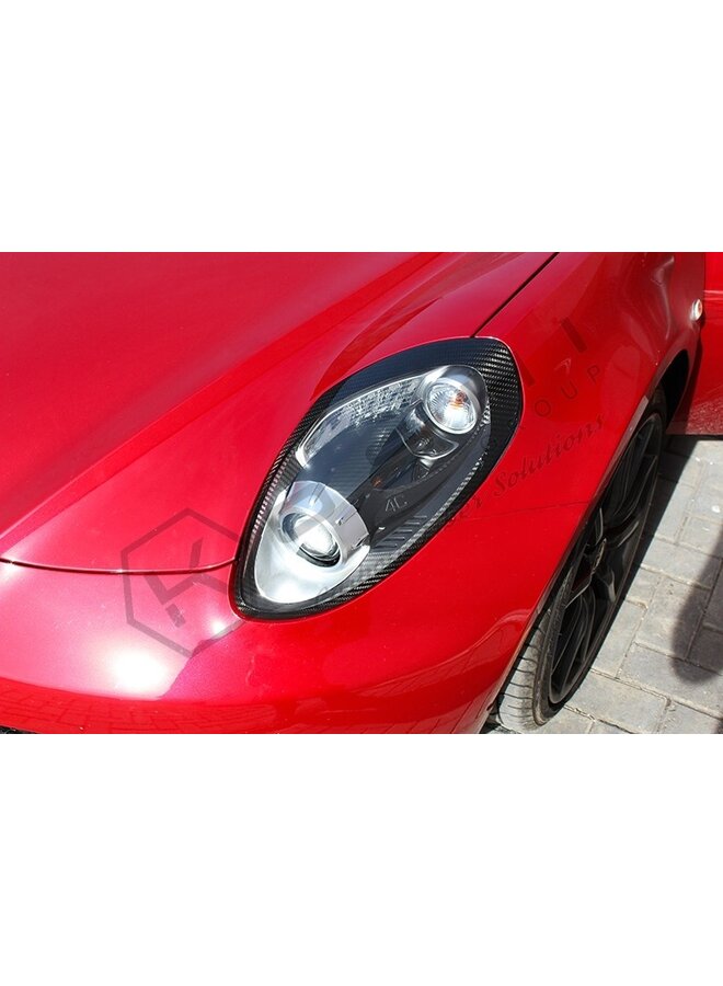 Cornice faro Alfa Romeo 4C in fibra di carbonio