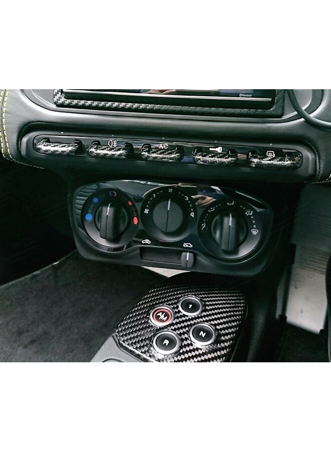 Alfa Romeo 4C Carbon Fiber Control Buttons