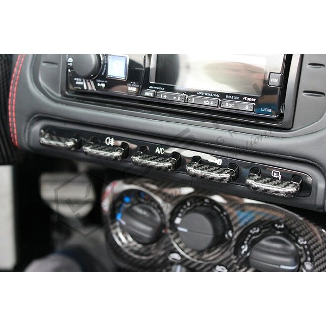 Alfa Romeo 4C Carbonfaser-Bedientasten