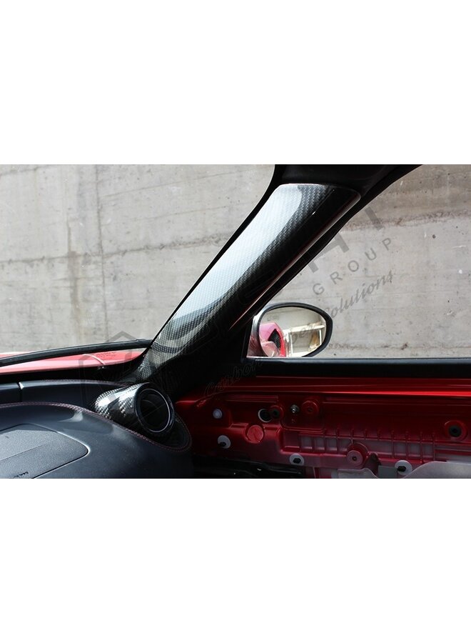 Couverture de style A en fibre de carbone Alfa Romeo 4C