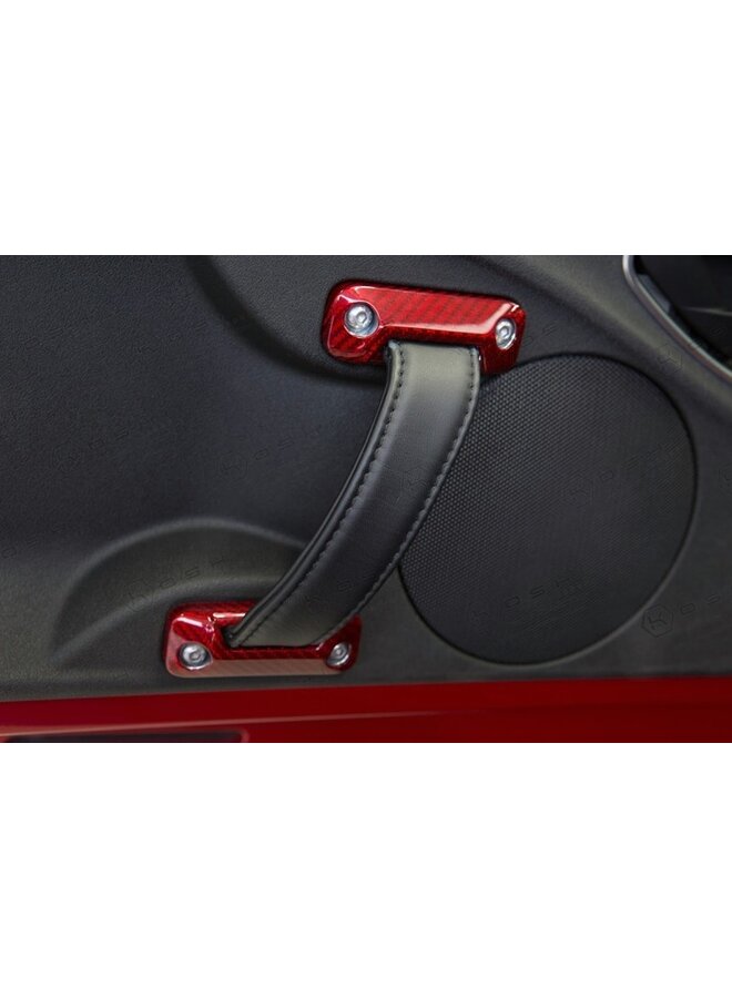 Cubiertas de manija de puerta de fibra de carbono Alfa Romeo 4C