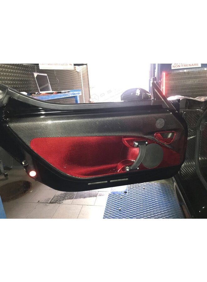 Capas para maçanetas de fibra de carbono Alfa Romeo 4C