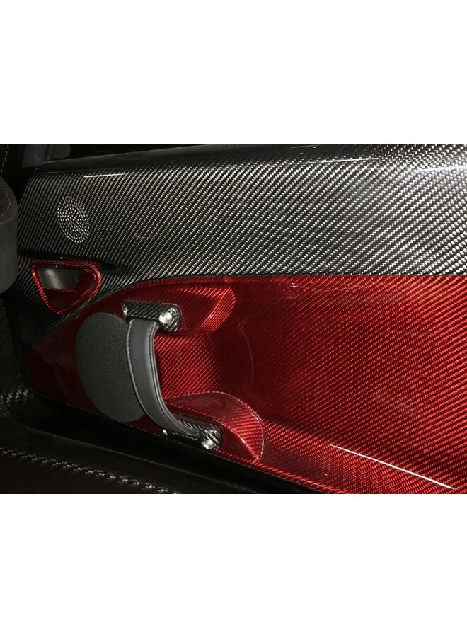 Cubiertas de manija de puerta de fibra de carbono Alfa Romeo 4C