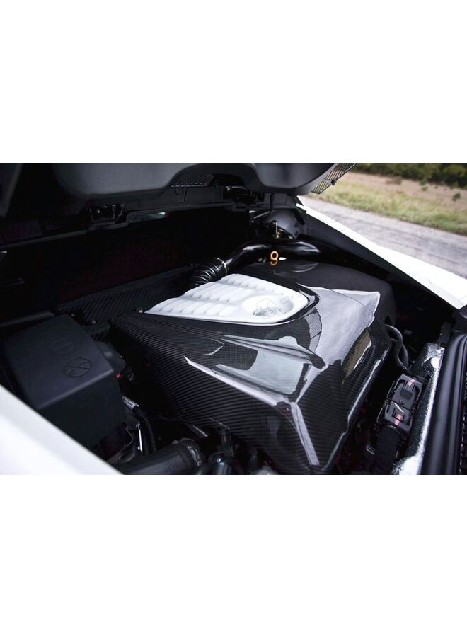 Marco cubierta motor Alfa Romeo 4C Fibra de Carbono