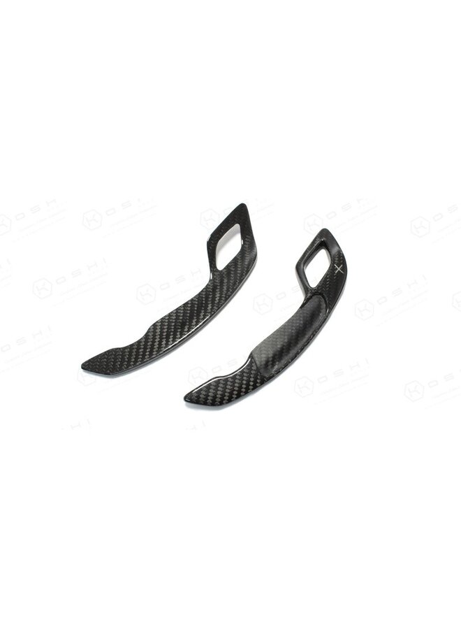 Flippers de mudança de volante de fibra de carbono McLaren MP4-12C