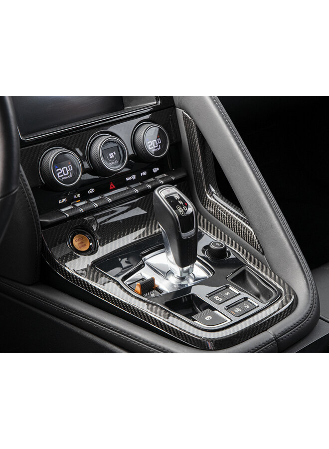 Consola central de fibra de carbono Jaguar F Type
