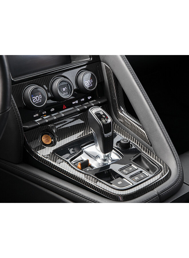 Console centrale en fibre de carbone Jaguar F Type