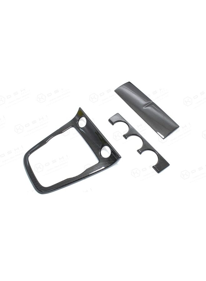 Console centrale Jaguar F Type in fibra di carbonio