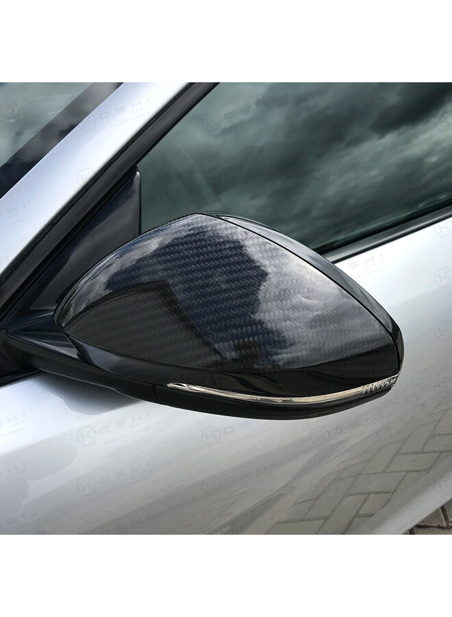 Calotte specchietti retrovisori Jaguar F-Type in fibra di carbonio