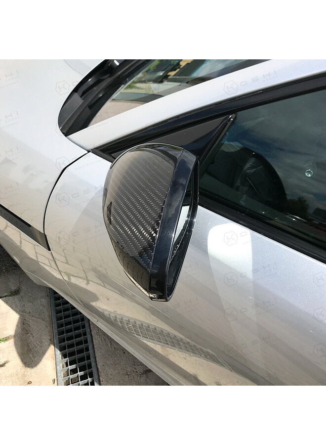Calotte specchietti retrovisori Jaguar F-Type in fibra di carbonio