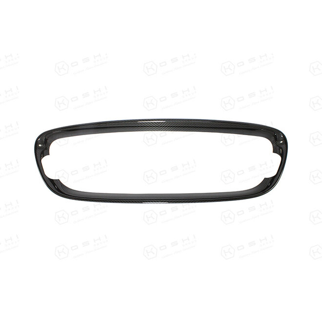 Couvercle de calandre avant de radiateur en fibre de carbone Jaguar F-Type