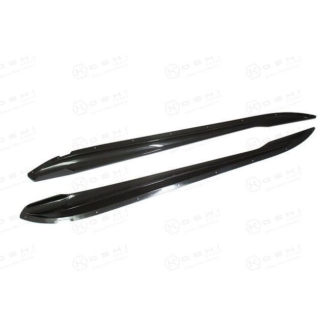 Minigonne laterali in fibra di carbonio Jaguar F-Type