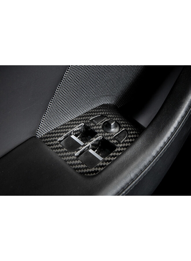 Control de ventanillas de fibra de carbono Jaguar F-Type