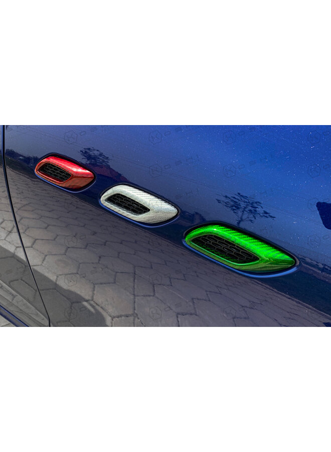 Ventilaciones laterales de fibra de carbono Maserati Levante