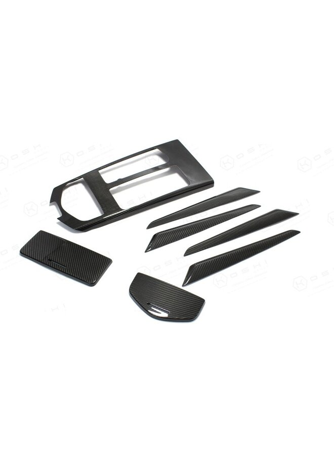 Consola central de fibra de carbono Maserati Ghibli