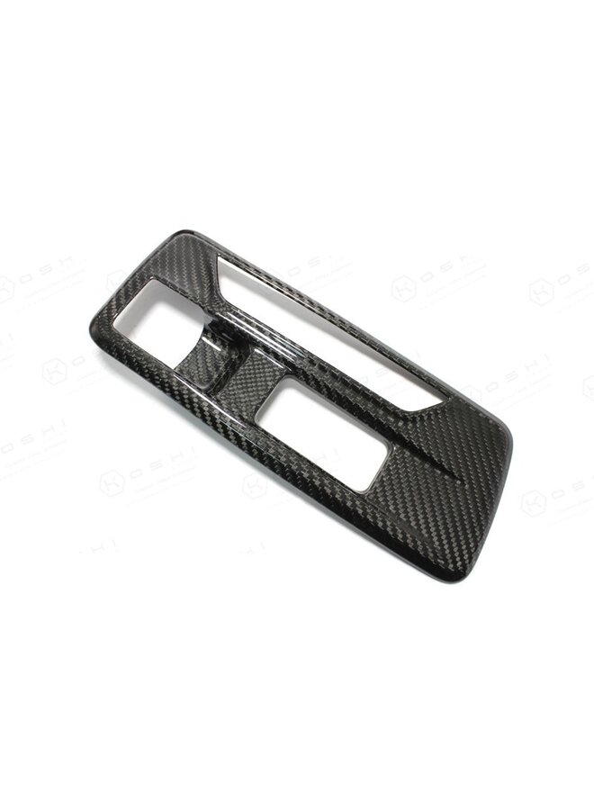 Embellecedor de consola central de fibra de carbono Maserati Ghibli