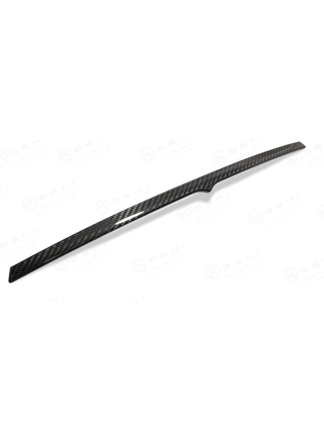 Maserati Ghibli Carbon Fiber Rear Trunk trim (chrome part)