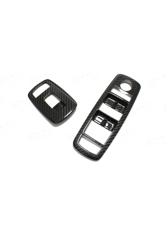 Maserati Ghibli Carbon Fiber Window Switch control frame