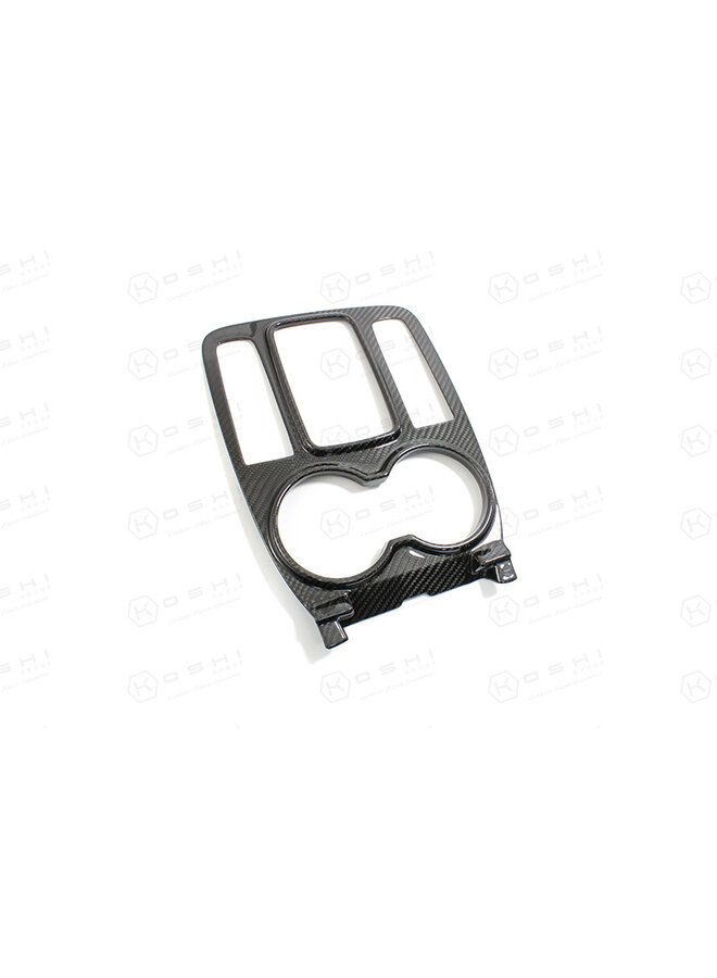 Placa frontal da consola central em fibra de carbono Maserati Granturismo